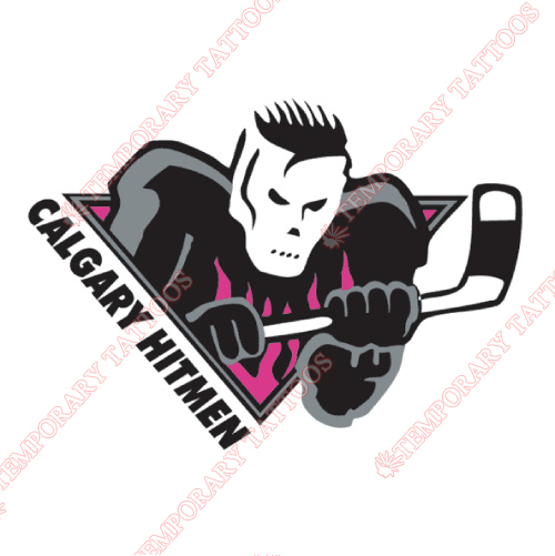 Calgary Hitmen Customize Temporary Tattoos Stickers NO.7495